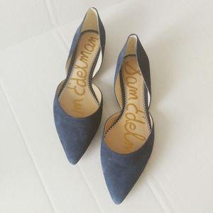 Sam Edelman. 'Rodney' Suede Pointed Toe Flats